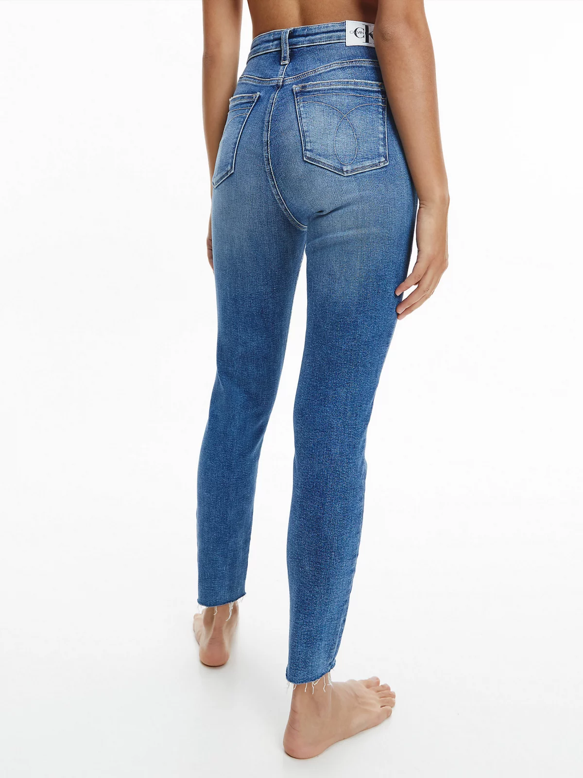 MODA DONNA Jeans Ricamato Onado Jeggings & Skinny & Slim Blu M sconto 96% 